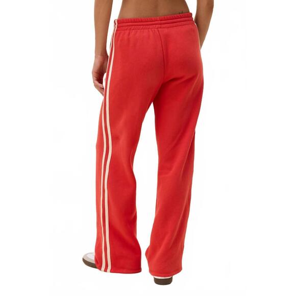 NEW DAYDREAMER women's solid track pant in vintage red - Picture 4 of 4